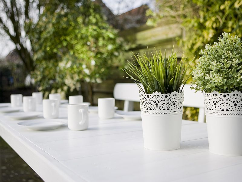 Terrasse Haus Strand