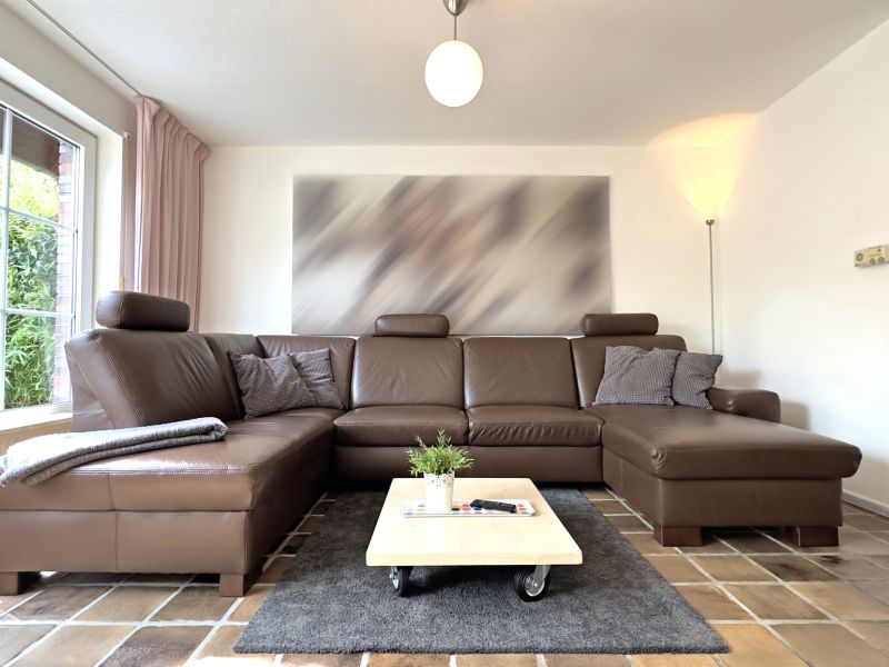 Wohnzimmer im Haus Strand