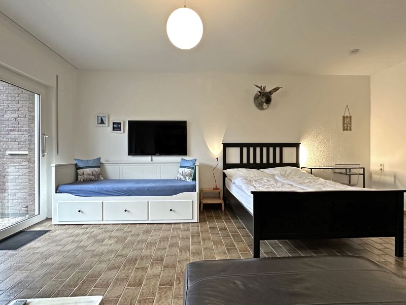 Doppelbett und Zusatzbett in der SeeKiste